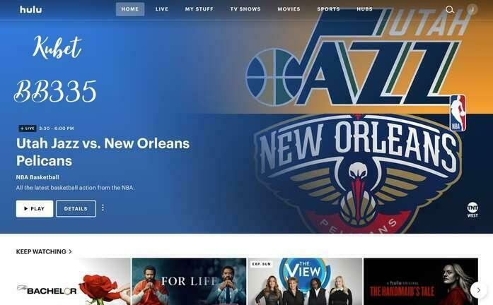 2. Xem NBA trực tuyến bản quyền tại Hulu+ Live TV